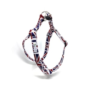 Union Jack Print Dog Harness, UK Dog Harness, Patriotic Harness