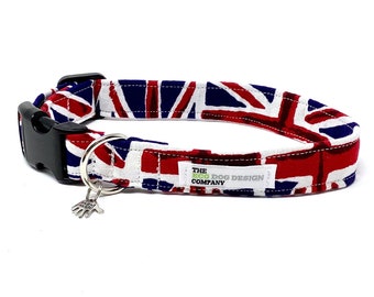 Union Jack Dog Collar