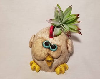 Ceramic Chicken Planter