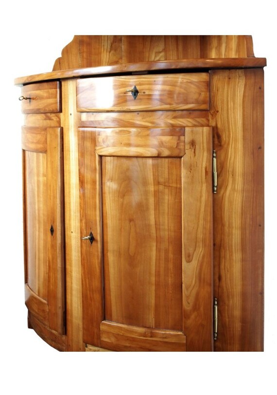 Biedermeier Eckschrank
