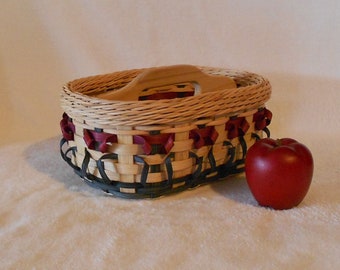 Bssket Making Kit:  English Valet Basket or Lady's Maid Basket with Flowers