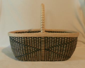 Basket Weaving Kit: Colorful French Shopping Basket