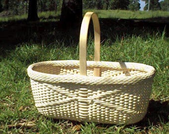 Kit de tissage de vannerie : panier d'achat français