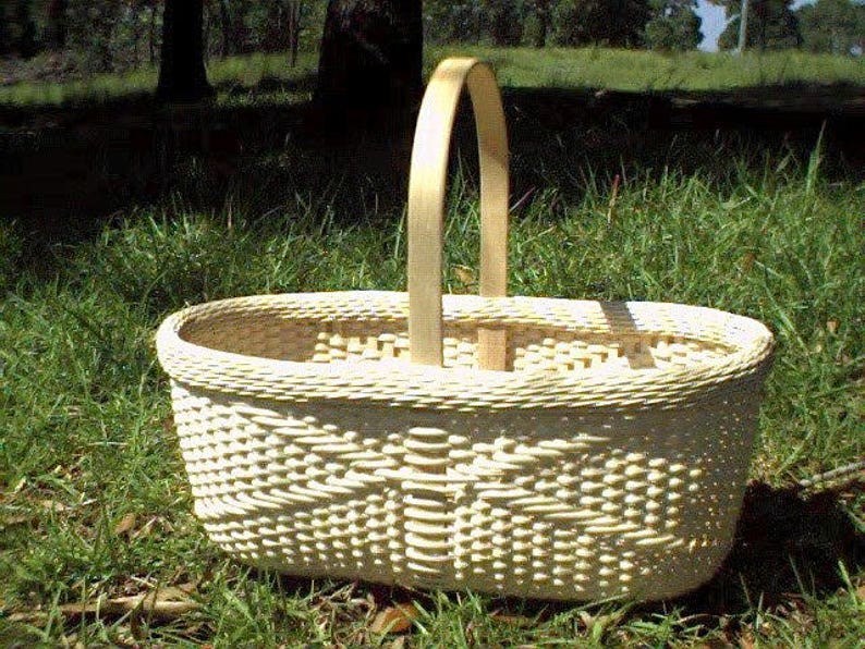 Basket Weaving Kit French Shopping Basket Etsy UK