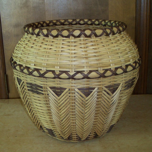 Kit De Tissage De Panier - Base En Chêne - 2 Pièces - Fait Main Aux États-Unis