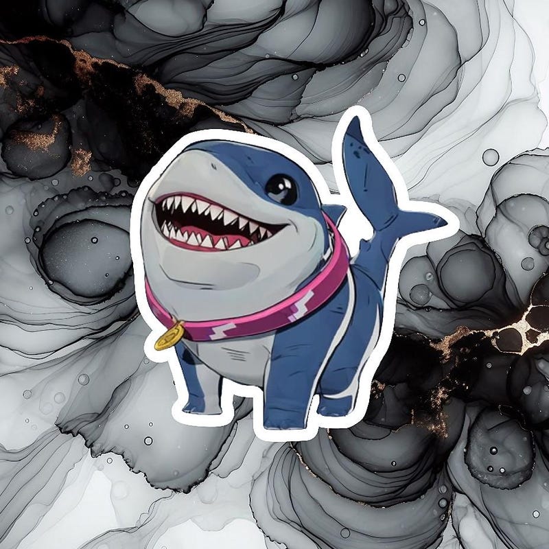 Jeff the Land Shark - Etsy