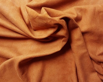 Tan / Buckskin Color Suede Lamb Skin Craft Leather Nice, Soft, Whole Skins! Free Shipping