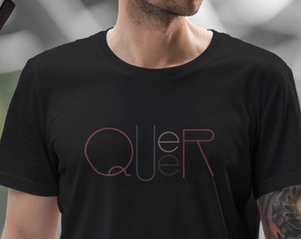 Queer, Too Tshirt | Wear Your LGBTQ Pride — All Year Long | Perfect Nonbinary or Queer Gift