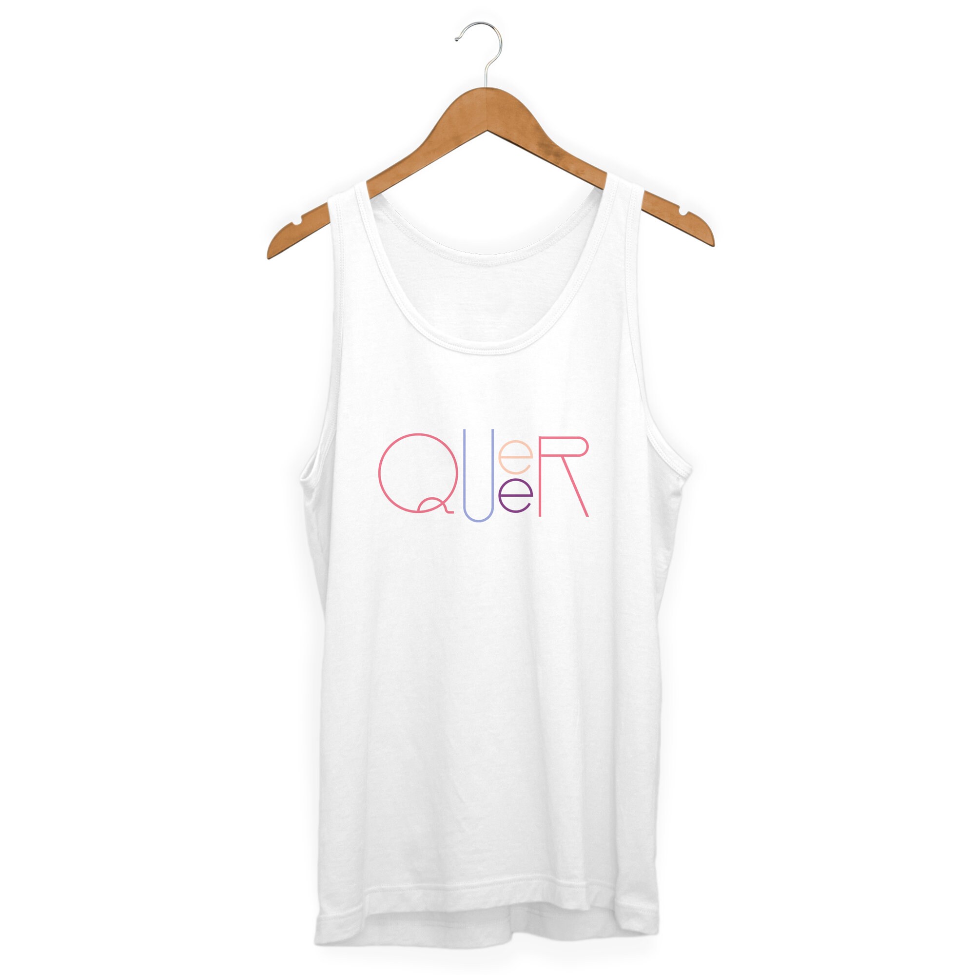 Queer, Too Tank Top Queer Tshirt LGBTQ Shirt Queer Pride Gay Pride