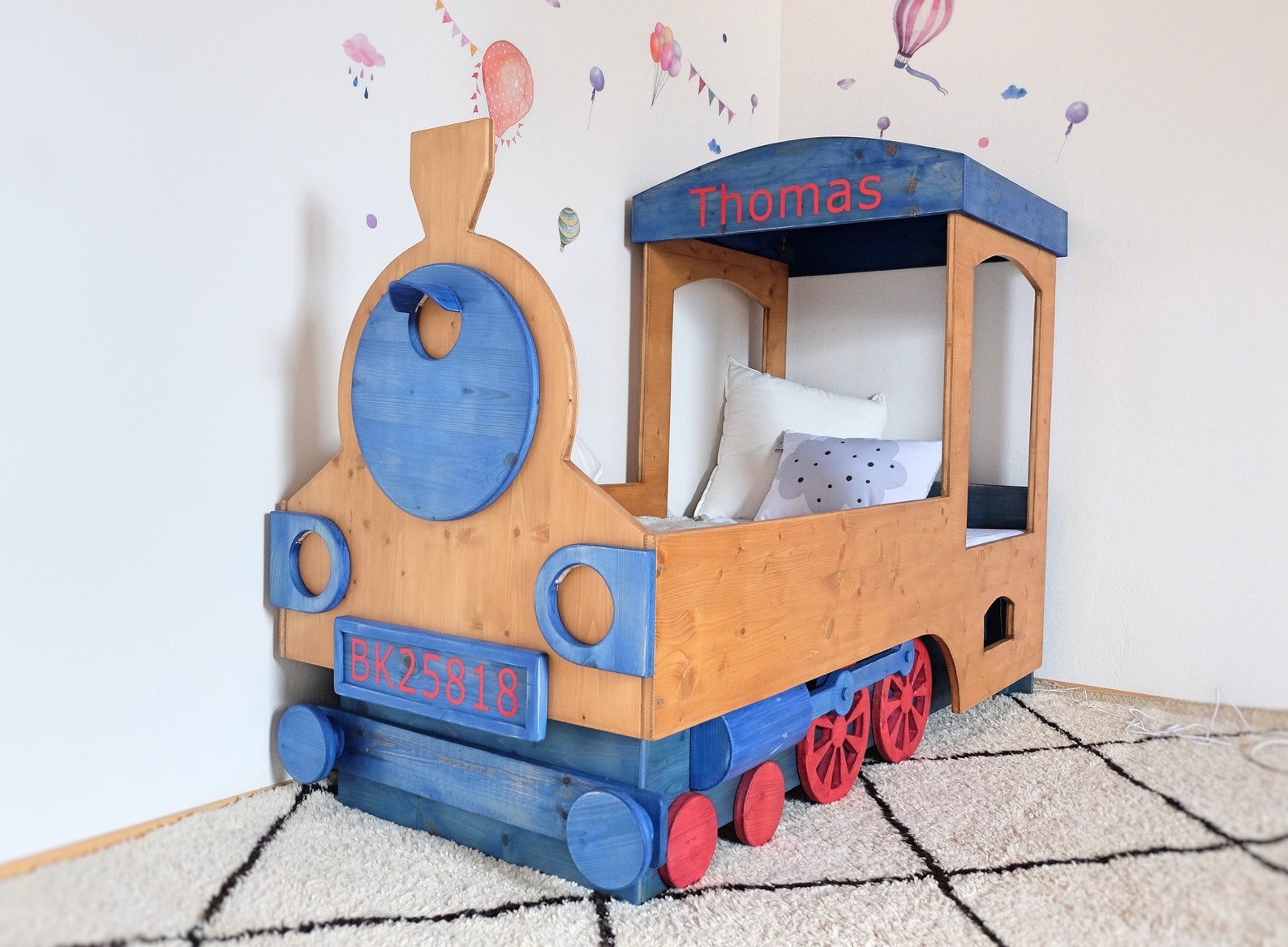 Train Bed Plans Twin Size Mattress Etsy