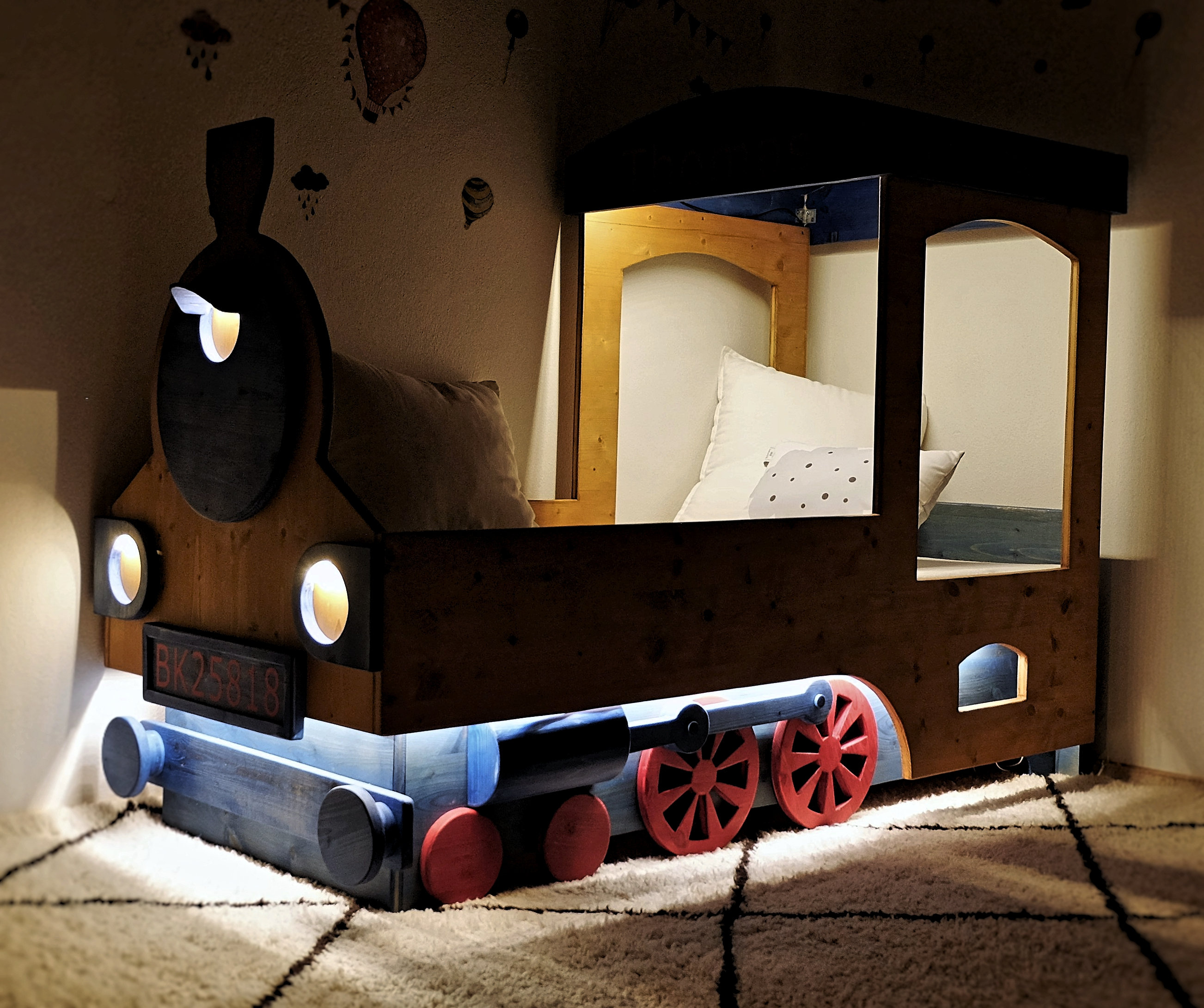 Train Bed Plans Twin Size Mattress Etsy