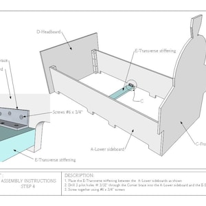 Train Bed Plans Twin Size Mattress - Etsy