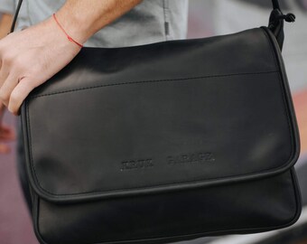MESSENGER 】GRECO 【CACT’A BAG Men's Bag Laptop 13” Bag Messenger Flap Bag Commuter Leather アクセサリー