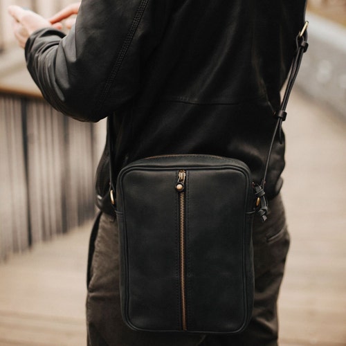 Crossbody Bag for Men Leather Mens Bag Small Bag Leather - Etsy