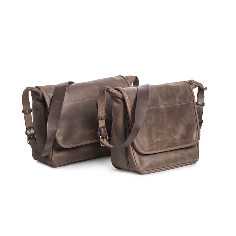 Flap Messenger Bag Work Leather Bag for Men Leather Messenger Etsy