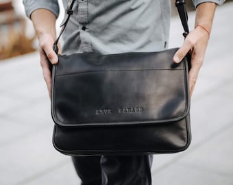 Messenger bag Mens leather bag Satchel Cross body bag Leather messenger Men’s bag  Daily bag