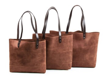 Women's leather tote bag Small tote bag Leather purse Women's tote Leather shopper bag Valentine day gift