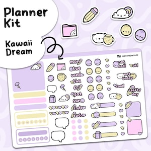Kit de Planificador / Kawaii Dream (Compatible con Hobonichi Cousin)
