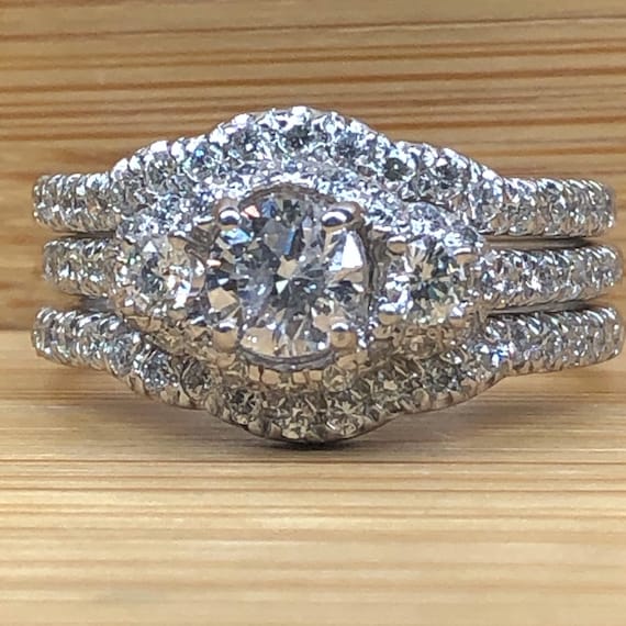 0.50 ct Brilliant Round Cut Solitaire Genuine Moissanite Flawless Ideal VVS1 D 4-Prong Engagement Wedding Bridal Promise Anniversary Ring in Solid 14k Yellow Gold for Women