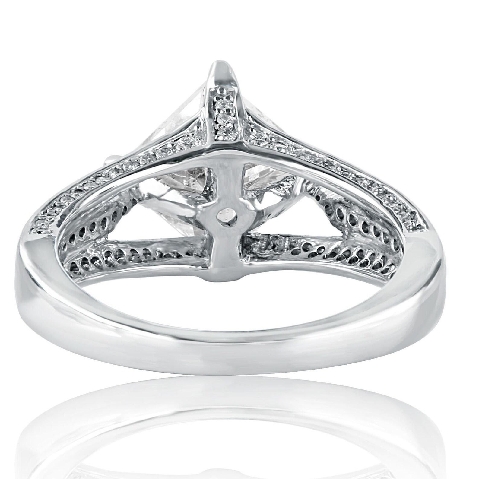 Unique 3.26 Ct Princess Cut Kite Set Diamond Engagement Ring Etsy