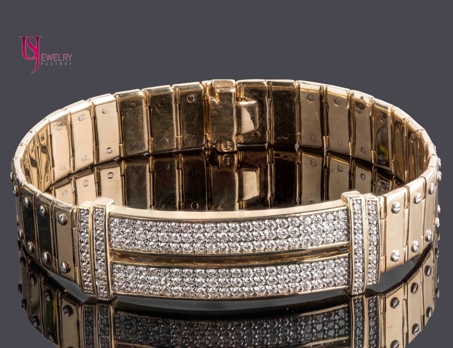 Yellow Gold Men s Bracelet 8 2.90 TCW 14k Solid Gold Men s Diamond Bracelet 54.2 Grams One of A Kind Bracelet Natural Round Diamonds. Etsy
