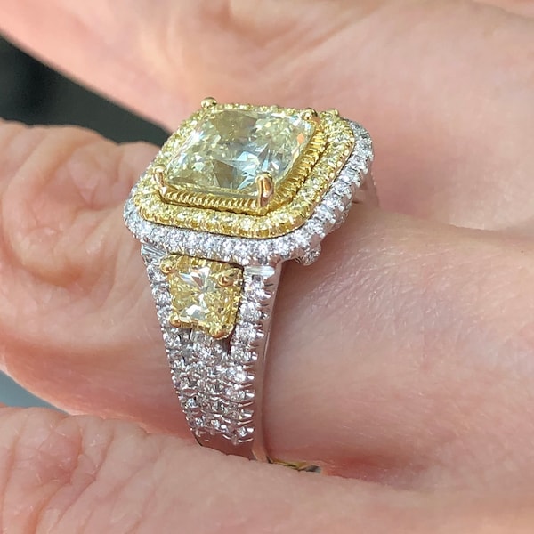 Radiant Cut Diamond Etsy