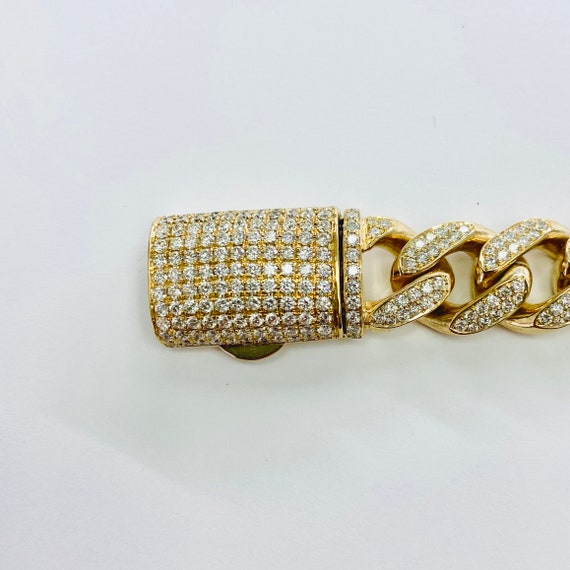 6.25 Ct 14k Solid Gold Miami Cuban Link 