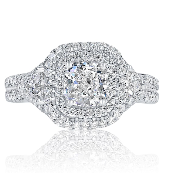 Cushion cut shop with trillions