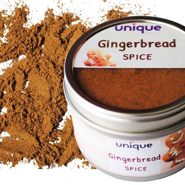 Christmas Gingerbread Spice Mix 1.5 oz Tin Can - Unique Flavors