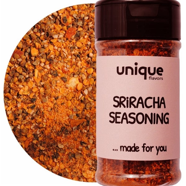 Sriracha Hot Ground Black Pepper Seasoning Blend 2.3 oz Easy Shaker - Unique Flavors