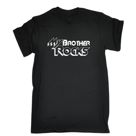 123t des frère hommes mon frère des roches Funny T-Shirt Tee Tshirt T Shirts nouveauté drôle d’anniversaire cadeau de Noël présent 6169a4 123t des frère hommes mon frère des roches Funny T-Shirt Tee Tshirt T Shirts nouveauté drôle d’anniversaire cadeau de Noël présent 6169a4