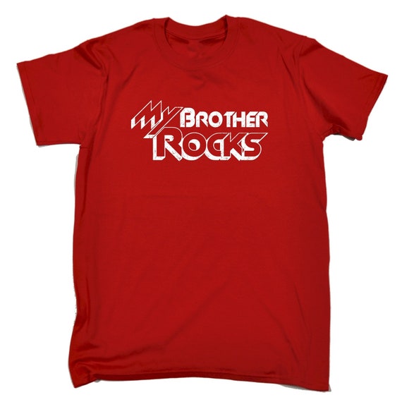 123t des frère hommes mon frère des roches Funny T-Shirt Tee Tshirt T Shirts nouveauté drôle d’anniversaire cadeau de Noël présent 6169a4 123t des frère hommes mon frère des roches Funny T-Shirt Tee Tshirt T Shirts nouveauté drôle d’anniversaire cadeau de Noël présent 6169a4