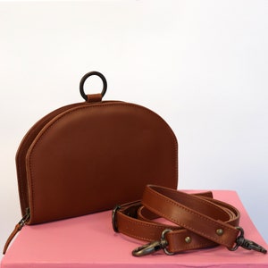 Bolso clutch de pulsera, billetera de pulsera, bolso para teléfono celular, bolso bandolera pequeño, bolso de hombro pequeño, bolso de cuero marrón minimalista