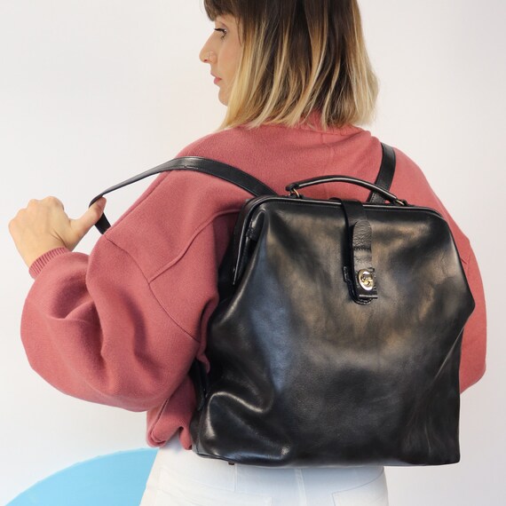 Doctor bag style clearance backpack