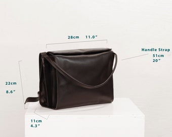 Leather Crossbody bag, Leather purse women, Handmade Crossbody Bag For Women, Genuine Leather Shoulder Bag, Small Square Bag