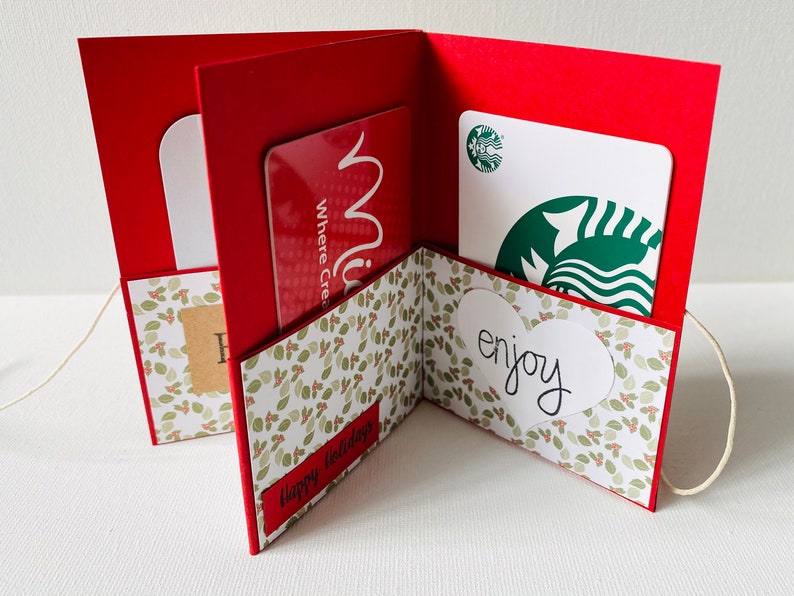 Christmas Gift Pocket Book Gift Card Holder Handmade Etsy christmas-gift-pocket-book-gift-card-holder-handmade-etsy