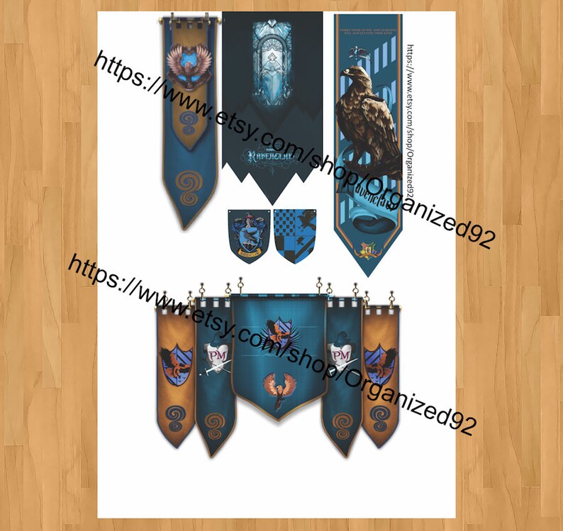 Ravenclaw Printables / Printable Hogwarts Stickers / Harry | Etsy