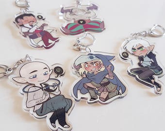 Dragon Age - Transparent Acrylic Keycharms