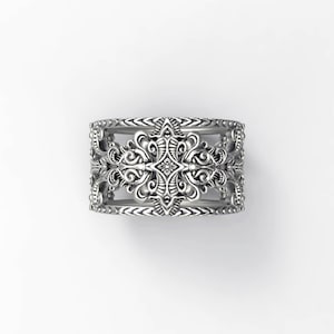 Baroque filigree ring