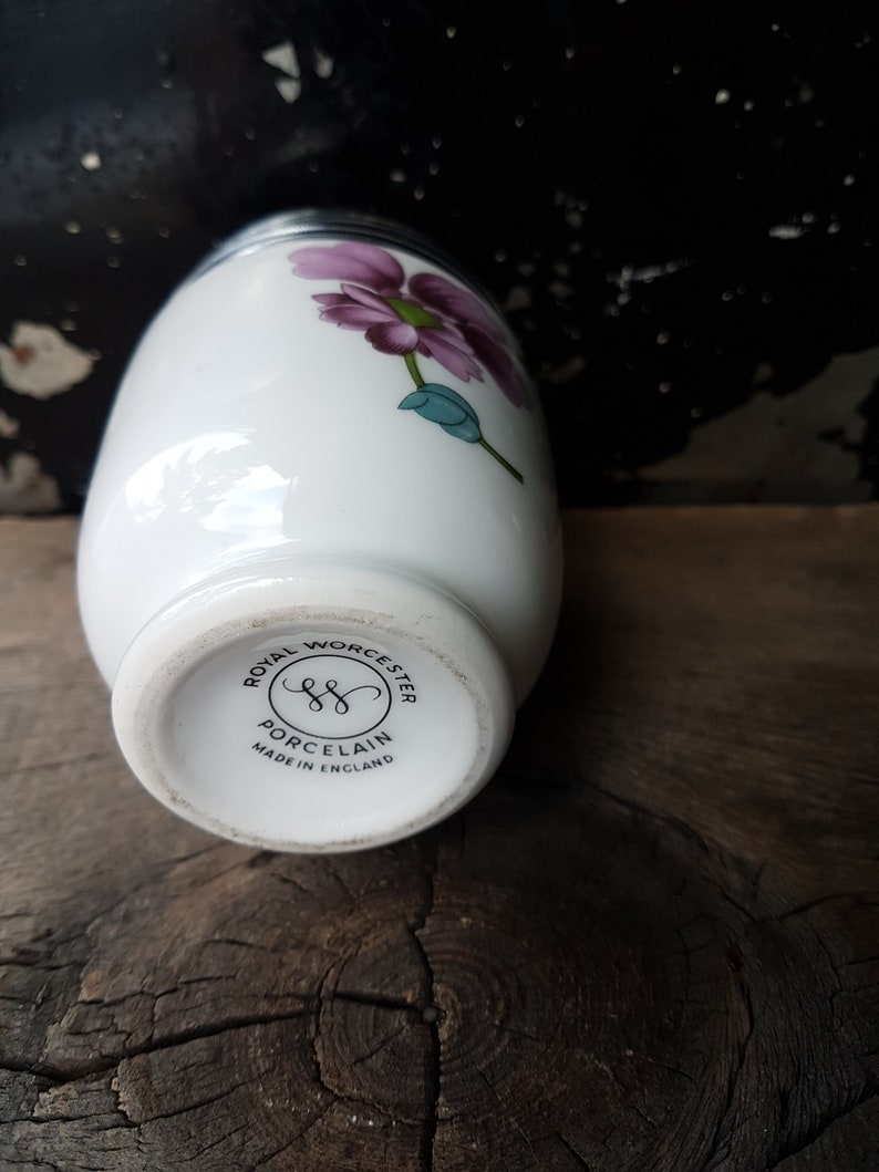 Royal Worcester porcelain egg coddler