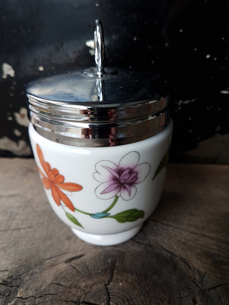 Royal Worcester porcelain egg coddler