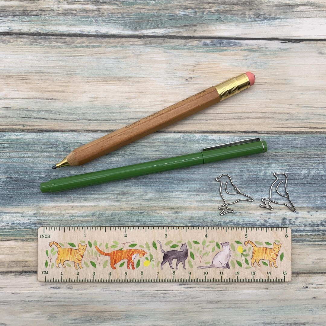 Cat Wooden Ruler - Etsy