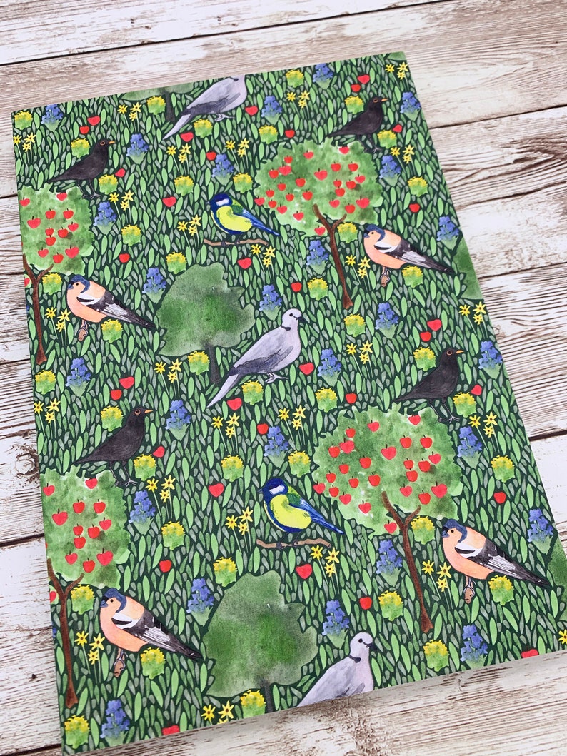 Garden Birds Thick A5 Lined Notebook image 6