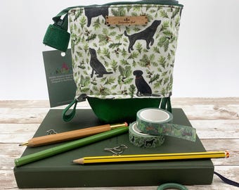 Black Labrador Pop Up Pencil Case