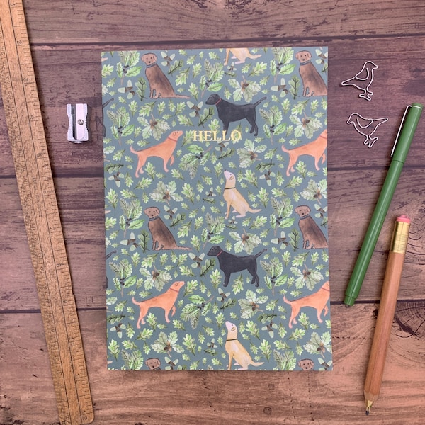 Labrador Notebook: A5 Dog Lover's Journal