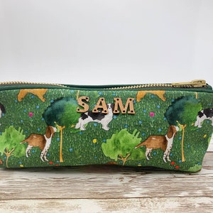 Personalised Spaniel pencil case