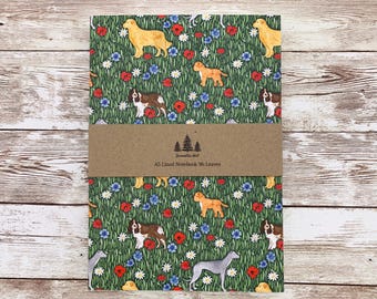 Personalised Dog Notebook, A5 Lined Journal