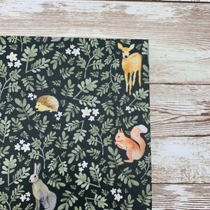 Woodland Animals Thick A5 Lined Notebook image 2