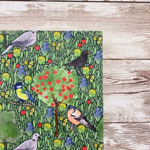 Garden Birds Thick A5 Lined Notebook image 5