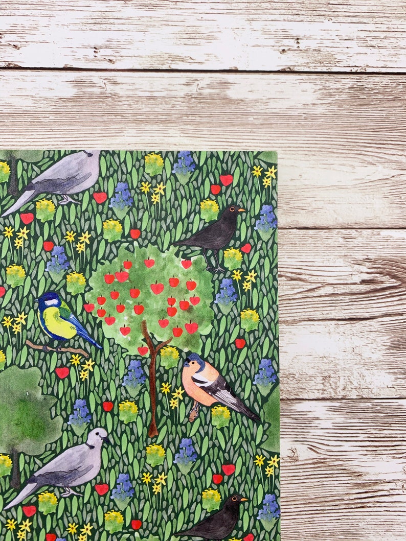 Garden Birds Thick A5 Lined Notebook image 5
